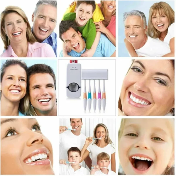Toothpaste Dispenser with Toothbrush Holder - Image 9